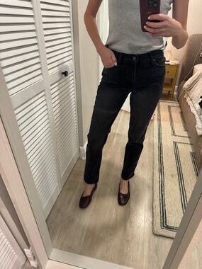 Banana Republic Black Women’s Jeans - High-rise Straight